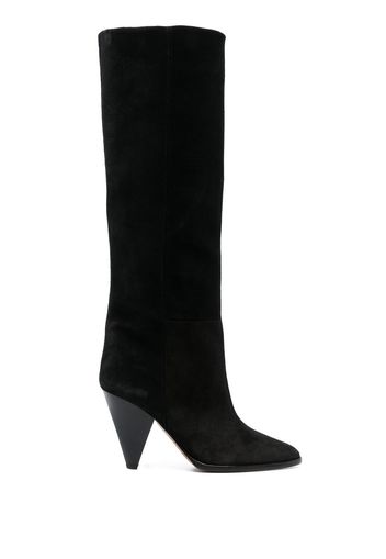 Isabel Marant 90mm suede boots - Black