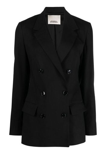 Isabel Marant double-breasted button-fastening jacket - Black