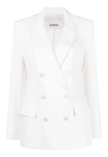 Isabel Marant double-breasted button-fastening jacket - White