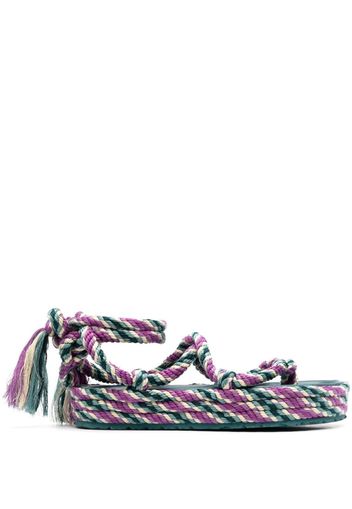 Isabel Marant Erol rope sandals - Purple