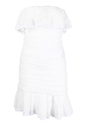 Isabel Marant off-shoulder ruched minidress - White