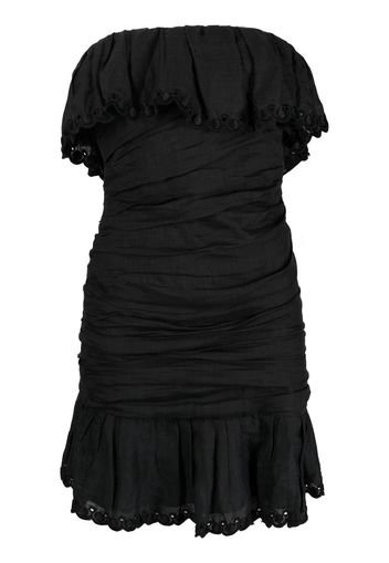 Isabel Marant off-shoulder ruched minidress - Black