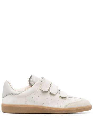 ISABEL MARANT Beth low-top leather sneakers - Neutrals