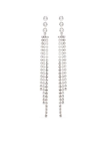 Isabel Marant crystal-embellished dangle earrings - Silver