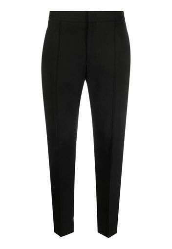 Isabel Marant pleat-detail cropped trousers - Black