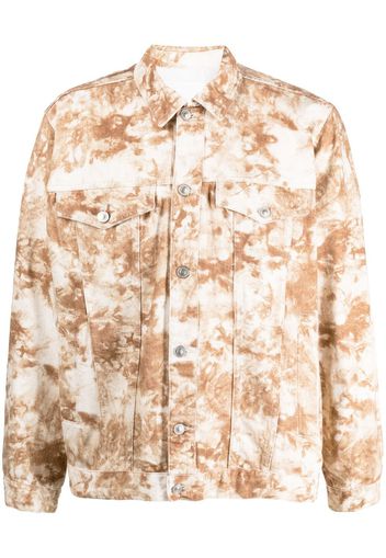 Isabel Marant camouflage-print denim jacket - Neutrals