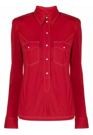 Isabel Marant Letty long-sleeve shirt - Red