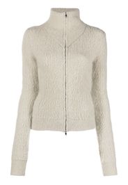 Isabel Marant Amina zip-front knitted cardigan - Grey