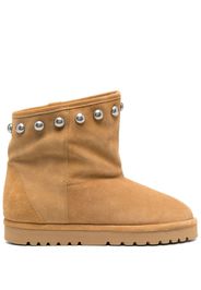 Isabel Marant stud-detail sheepskin boots - Brown