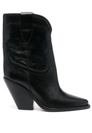 Isabel Marant 90mm leather boots - Black