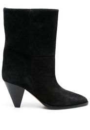 Isabel Marant 75mm suede boots - Black