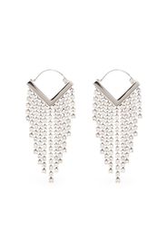 Isabel Marant rhinestone-embellishment drop earrings - Silver