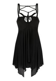 ISABEL MARANT Diana macramé-trim minidress - Black