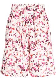 Isabel Marant graphic-print shorts - Neutrals