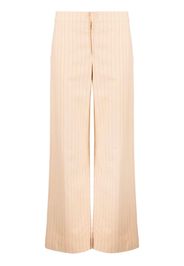 ISABEL MARANT mid-rise straight-leg trousers - Yellow