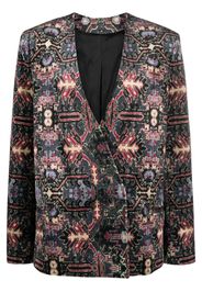 ISABEL MARANT Vaklero patterned-jacquard jacket - Black