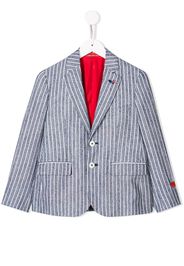 Isaia Kids striped blazer - Blue