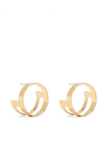 IVI Slot hoop earrings - Gold