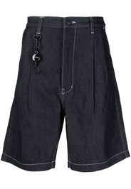 izzue multiple cargo cotton shorts - Blue