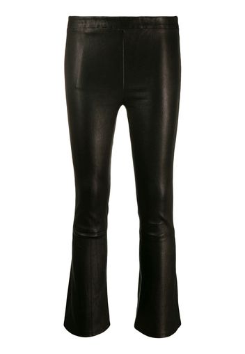 J Brand cropped mid-rise trousers - Black