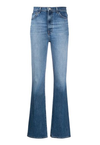 high waisted straight leg jeans