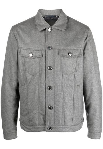 Jacob Cohen button-up padded jacket - Grey