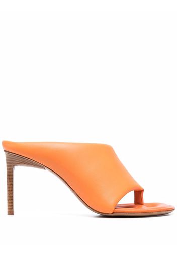 Jacquemus asymmetric-design open-toe mules - Orange