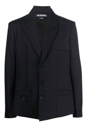 Jacquemus single-breasted blazer - Blue