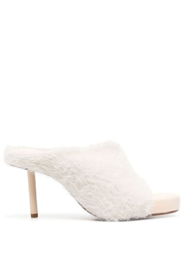 Jacquemus 100mm knitted square-toe mules - Neutrals