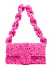 Jacquemus Le Bambidou shearling shoulder bag - Pink