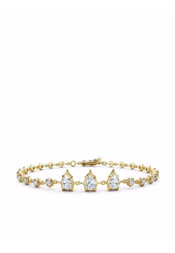 Jade Trau 18kt yellow gold Envoy diamond line bracelet