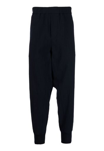 James Perse drop-crotch stretch trousers - Blue