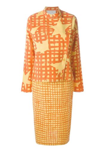 JC de Castelbajac Pre-Owned skirt and blouse suit - Yellow