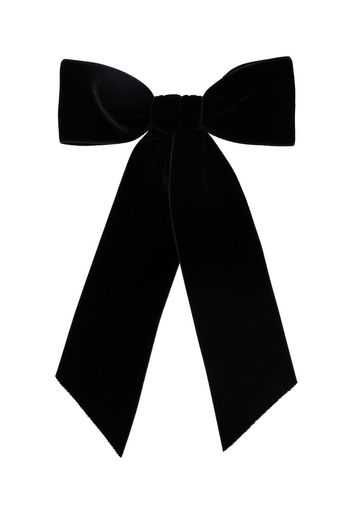 Jennifer Behr wide bow hair clip - Black