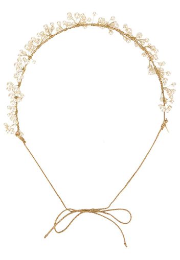Jennifer Behr Primavera embellished headband - Gold