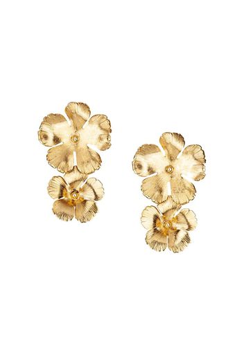 Collette floral drop earrings