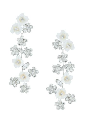 Jennifer Behr Delphine floral earrings - Silver