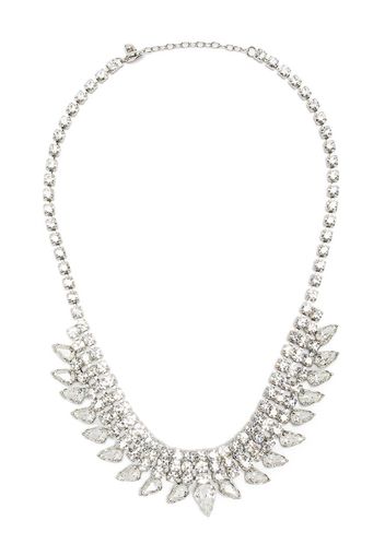 Jennifer Behr Audra crystal-embellished necklace - Silver
