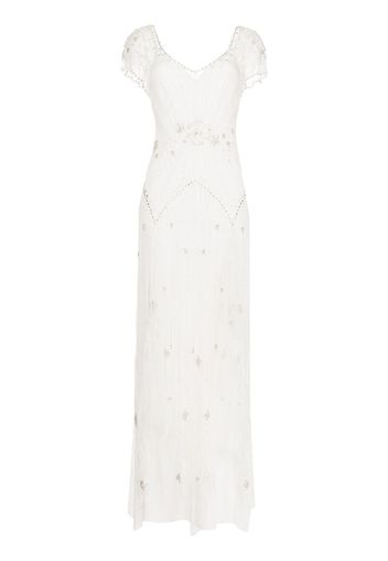 Jenny Packham Kenzy crystal-embellished gown - White