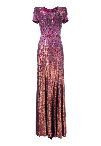 Jenny Packham Greta sequin gown - Pink