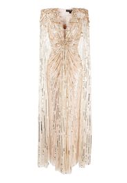 Jenny Packham Lotus Lady sequin-embellished gown - Gold