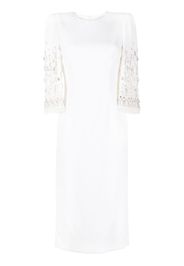 Jenny Packham Ebba crystal-embellished midi dress - White
