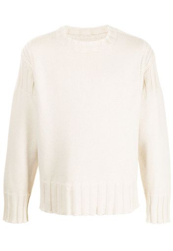 Jil Sander crewneck jumper - White