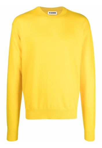 Jil Sander crew-neck cashmere jumper - Yellow