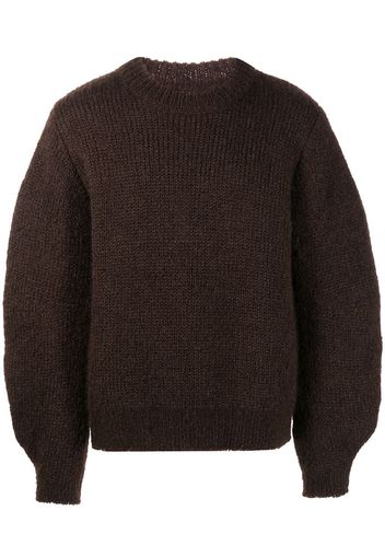 Jil Sander chunky-knit long-sleeved sweater - Brown