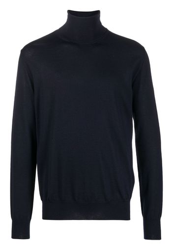 Jil Sander roll-neck merino wool jumper - Blue