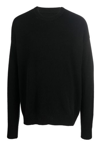 Jil Sander crew-neck cashmere jumper - Black