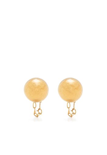 Jil Sander ball-stud chain earrings - Gold