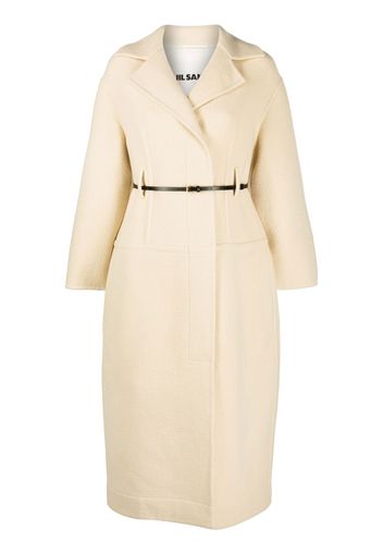 Jil Sander belted wool coat - Neutrals