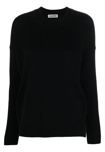Jil Sander long-sleeve cashmere jumper - Black